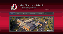 Desktop Screenshot of cedarcliffschools.net